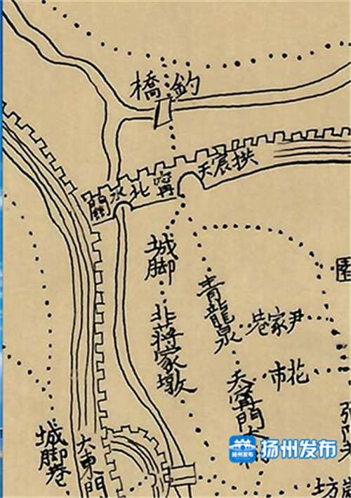 扬州盐阜路原址，原来有座“天宁门”，曾是乾隆南巡御道起点